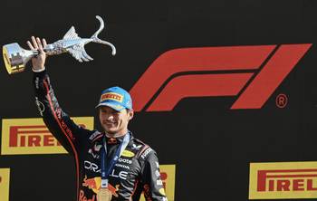 Max Verstappen tras ganar el Gran Premio de Italia de Fórmula 1, en Monza, el 7 de setiembre. · Foto: Philippe Lopez, AFP