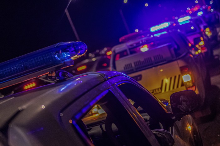 Operativo policial en Montevideo (archivo, setiembre de 2024). · Foto: Ernesto Ryan