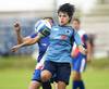 Martha Figueredo, de Arachanas, y Gisella Rodríguez, de Centenario , en el juego de ida de las finales de la 16a Copa Nacional de Fútbol Femenino, en el estadio Arquitecto Antonio Ubilla, en Melo · Foto: Fernando Morán Martha Figueredo, de Arachanas, y Gisella Rodríguez, de Centenario , en el juego de ida de las finales de la 16a Copa Nacional de Fútbol Femenino, en el estadio Arquitecto Antonio Ubilla, en Melo · Foto: Fernando Morán