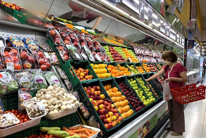 Supermercado en Buenos Aires en 11 de febrero.
 · Foto: Demian Alday Estévez, EFE