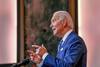 Joe Biden, pronuncia un discurso de Acción de Gracias, ayer, en el Queen Theatre en Wilmington, Delaware.
Joe Biden, pronuncia un discurso de Acción de Gracias, ayer, en el Queen Theatre en Wilmington, Delaware.