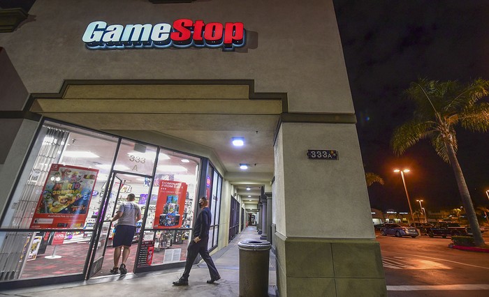 Tienda GameStop en Alhambra, California, el 27 de enero.
 · Foto: Frederic J. Brown, AFP