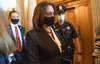 Kamala Harris, vicepresidenta electa y senadora de los Estados Unidos, ayer en el Capitolio, en Washington.
Kamala Harris, vicepresidenta electa y senadora de los Estados Unidos, ayer en el Capitolio, en Washington.