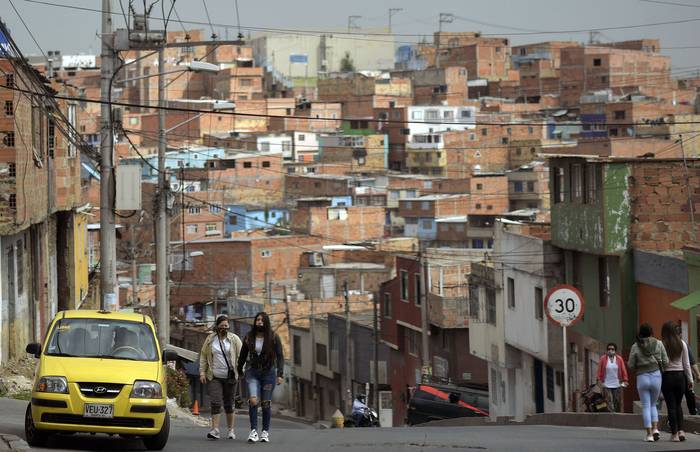 Barrio Ciudad Bolívar, en Bogotá, Colombia.
 · Foto: Raúl Arboleda, AFP
