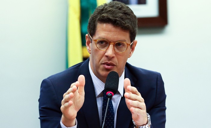 Ricardo Salles, ministro de Medio Ambiente de Brasil. · Foto: José Cruz, Agência Brasil