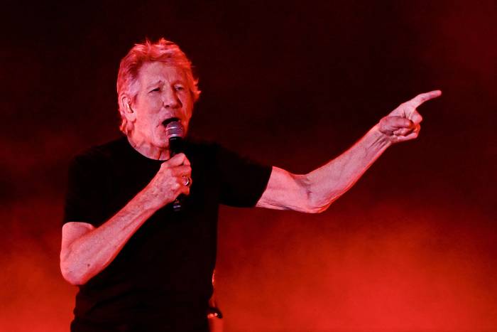 Roger Waters, el 24 de octubre, en Brasilia. · Foto: Evaristo Sa, AFP