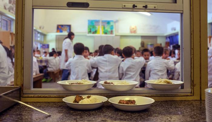 Comedor de la escuela 355, en Paso de la Arena (archivo, marzo de 2017). · Foto: Pablo Vignali