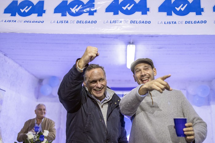 Álvaro Delgado y Martín Lema (archivo, mayo de 2024). · Foto: Ernesto Ryan