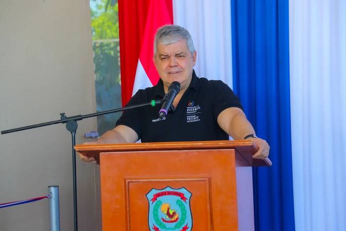 Enrique Riera, ministro del Interior de Paraguay. Foto: Facebook de Enrique Riera