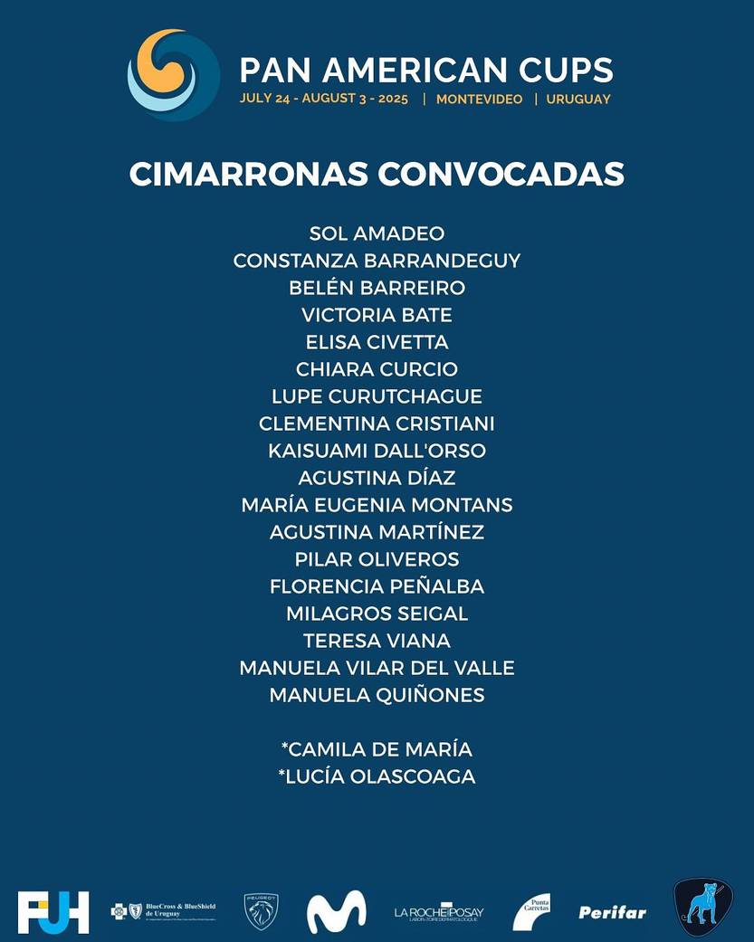 Convocatoria Hockey Copa América
