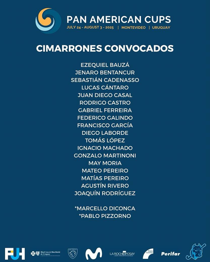 Convocatoria Masculina hockey