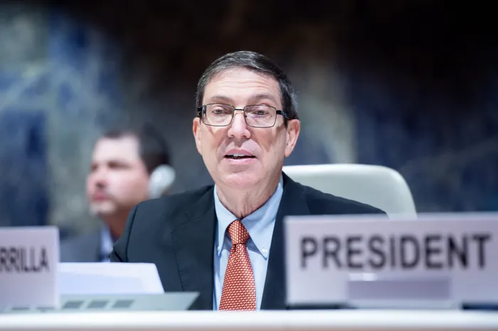 Bruno  Rodríguez Parrilla, Ministro de Relaciones Exteriores de la República de Cuba, en Ginebra. (archivo, marzo de 2023)
Foto: Violaine Martin, ONU