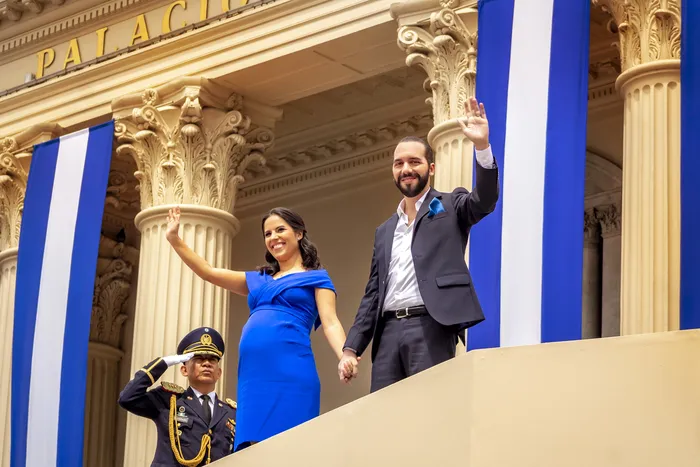 Gabriela Rodríguez de Bukele y Nayib Bukele. (Archivo, 2024) · Foto: Presidencia