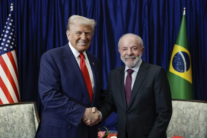 Donald Trump y Lula da Silva, el 26 de octubre de 2025, en Kuala Lumpur, Malasia. · Foto: Ricardo Stuckert, Presidencia de Brasil