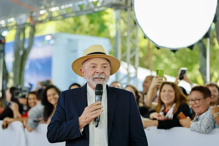 Luiz Inácio Lula da Silva en la Escuela Nacional de Salud Pública en Río de Janeiro. · Foto: Ricardo Stuckert