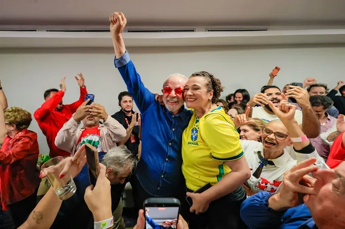 Luiz Inácio Lula da Silva, el 25 de octubre, en el bunker del PT. · Foto: Ricardo Stuckert