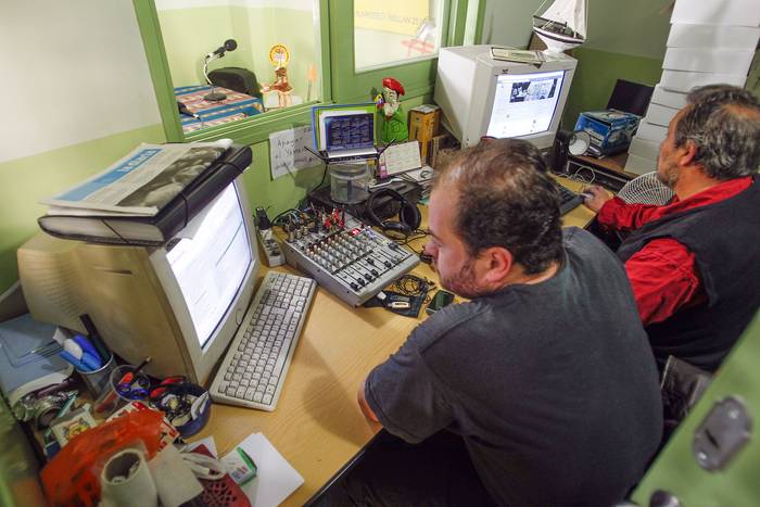 Radio Vilardevoz (archivo, abril de 2014). · Foto: Iván Franco