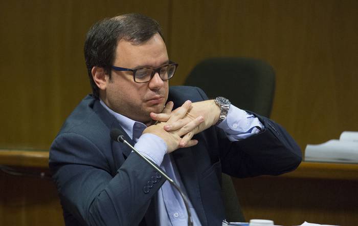 Felipe Schipani en la Cámara de Diputados (archivo, junio de 2020). · Foto: Ernesto Ryan