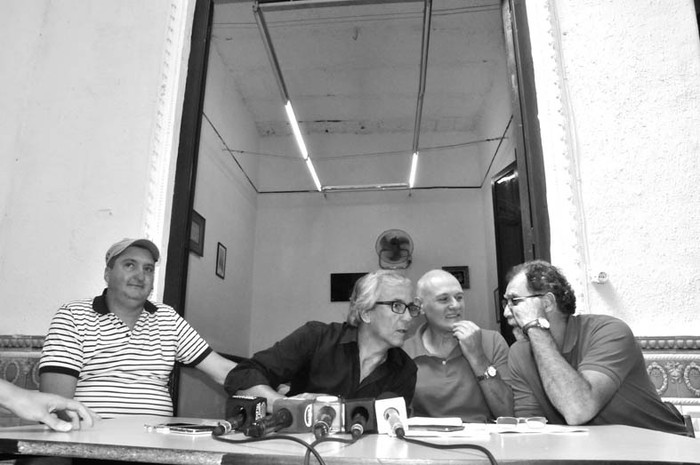 Conferencia de Prensa en la sede del Partido Comunista / Foto: Federico Gutierrez