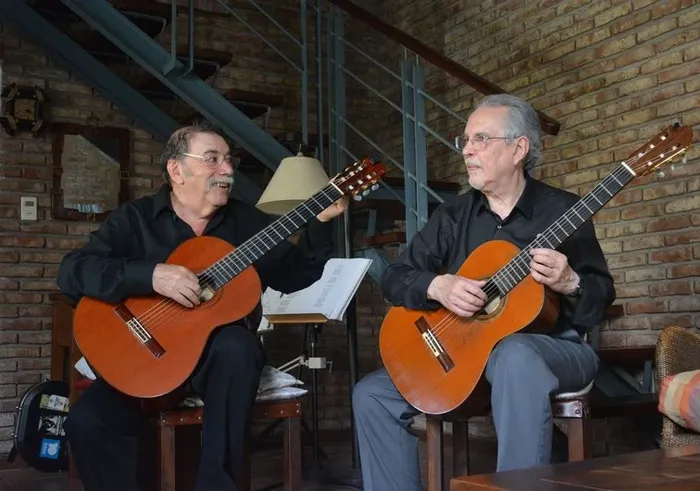 Héctor Numa Moraes y Eduardo Fernández. · Foto: Estefani Rubbo, Teatro Solís