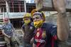 Trabajadores de la construcción en una obra en Montevideo. · Foto: Ernesto Ryan Trabajadores de la construcción en una obra en Montevideo. · Foto: Ernesto Ryan