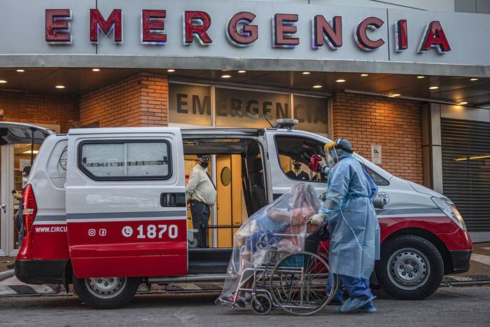 Emergencia del Hospital Juan Pablo Segundo del Circulo Católico de Obreros en Montevideo.
 · Foto: .