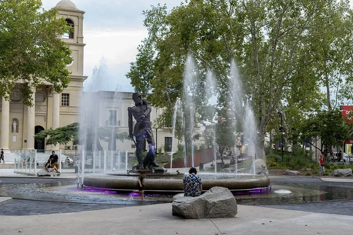 Plaza Constitución en Paysandú. · Foto: Santiago Fleitas