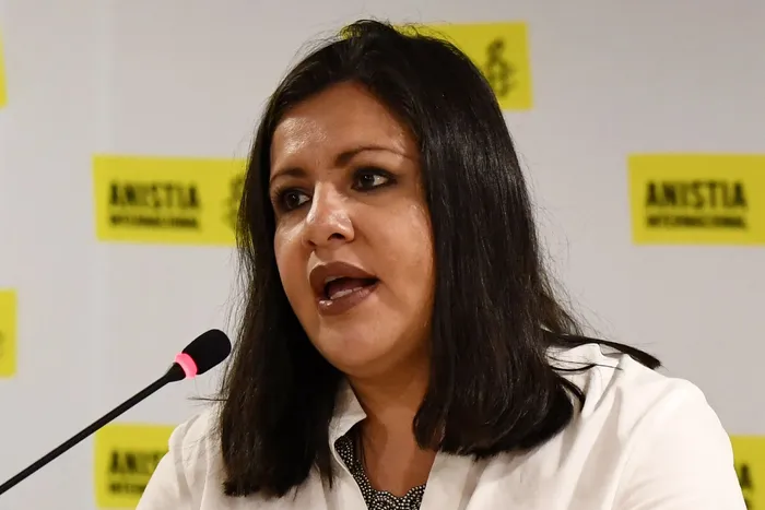 Erika Guevara Rosas, directora de Amnistía Internacional para las Américas (archivo, mayo de 2019). · Foto: Evaristo Sa, AFP