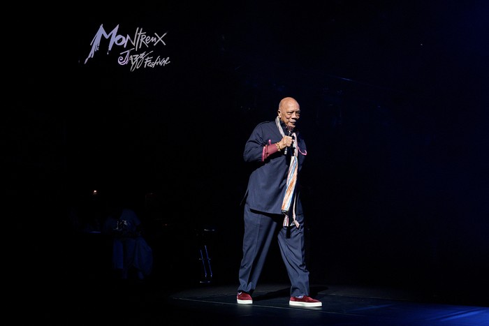 Quincy Jones, durante el 53º Festival de Jazz de Montreux en Suiza (archivo, 2019). · Foto:  Fabrice Coffrini, Efe