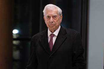 Mario Vargas Llosa durante un evento en Madrid (archivo, diciembre de 2022). · Foto: Oscar González, NurPhoto, AFP