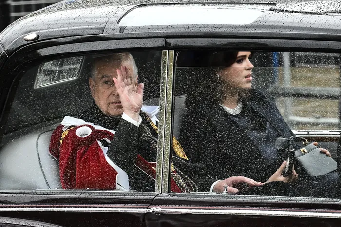 Andrew Mountbatten-Windsor, ex Duque de York, el 6 de mayo de 2023, durante la coronación del Rey Carlos III, en el Palacio de  Buckingham. Foto: Marco Bertorello / AFP