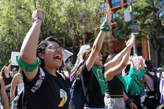 Movilización en el Día Internacional del Aborto Seguro en Ciudad de México (archivo, setiembre de 2022). · Foto: Silvana Flores, AFP