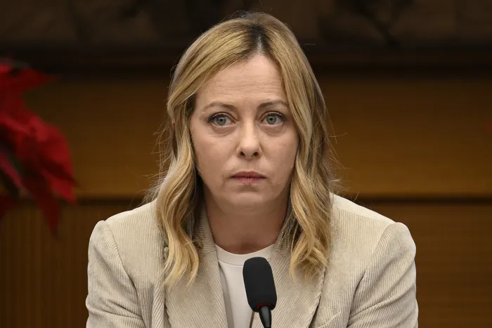 Giorgia Meloni en Roma. Foto: Domenico Cippitelli (archivo, enero de 2024)
