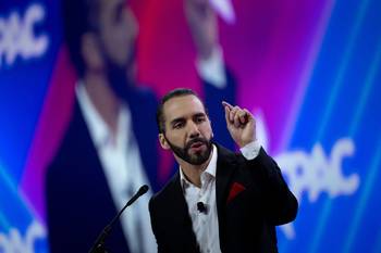 Nayib Bukele (archivo). · Foto: Brendan Smialowski, AFP