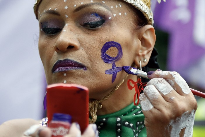 Día Internacional de la Mujer en San Pablo, Brasil (archivo, marzo de 2024). · Foto: Miguel Schincariol / AFP