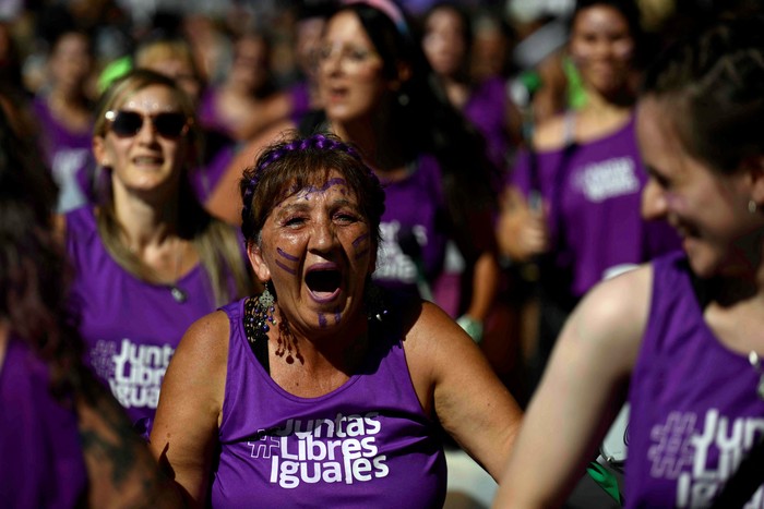 8M en Buenos Aires · Foto: Luis Robayo, AFP