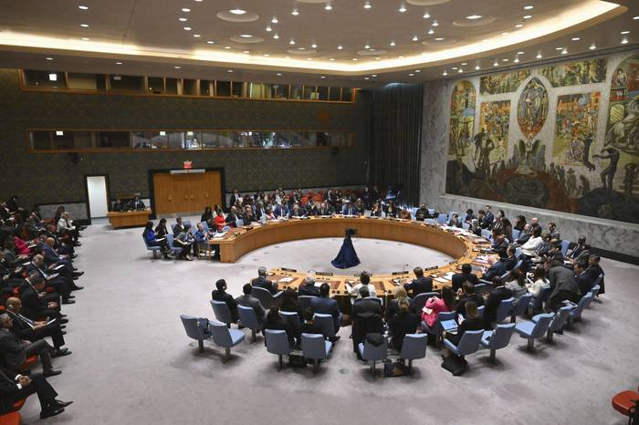 Sesión del Consejo de Seguridad de Naciones Unidas. · Foto: Angela Weiss, AFP