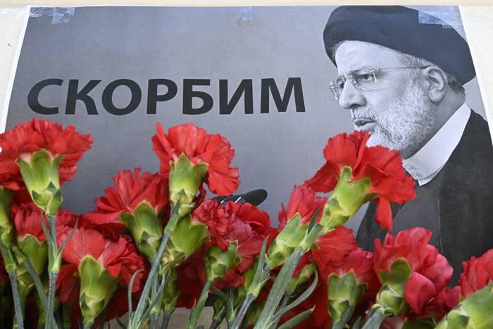 Embajada iraní, el 20 de mayo, en Moscú. · Foto: Alexander Nenemov,AFP