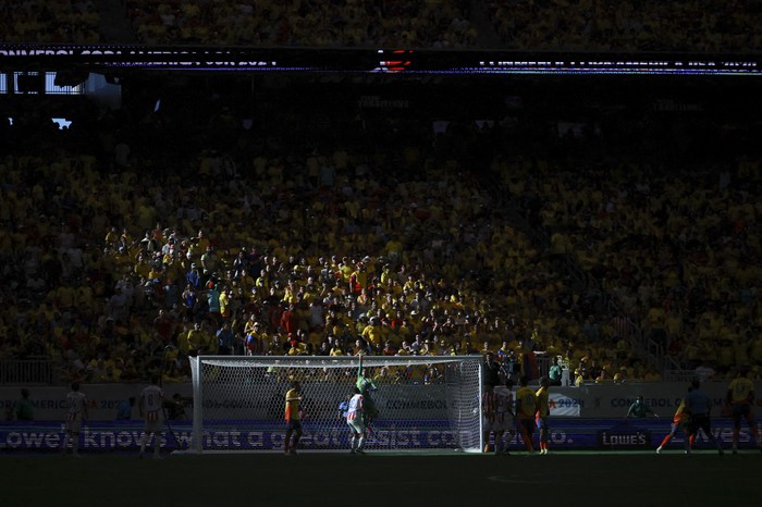 Estadio NRG de Houston durante el partido Colombia - Paraguay. · Foto: Héctor Vivas, Getty Images, AFP