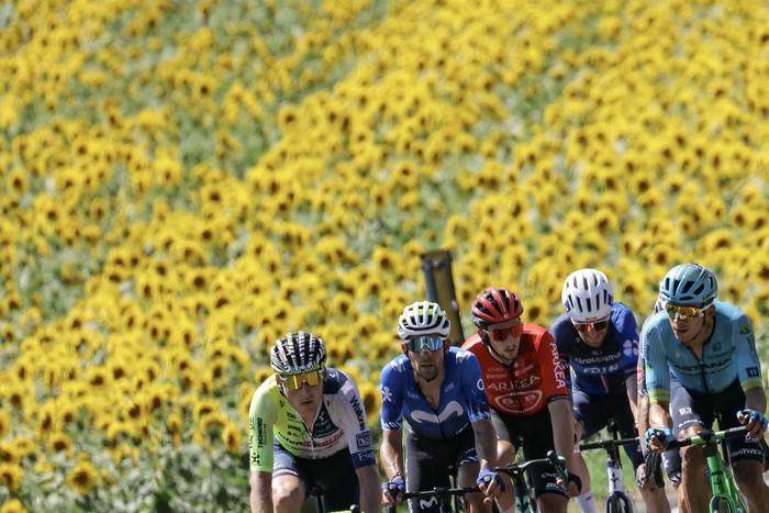2ª etapa de la 111ª edición del Tour de Francia de ciclismo, 199 km entre Cesenatico y Bolonia, en Italia, el 30 de junio de 2024. · Foto: Thomas Samson, AFP