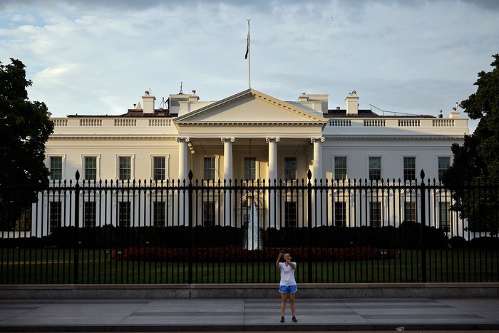 Casa Blanca, el 18 de julio, en Washington. Foto: Kevin Dietsch, Getty Images, AFP