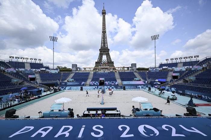 Estadio de la Torre Eiffel en París. · Foto: Kirill Kudryavstsev, AFP