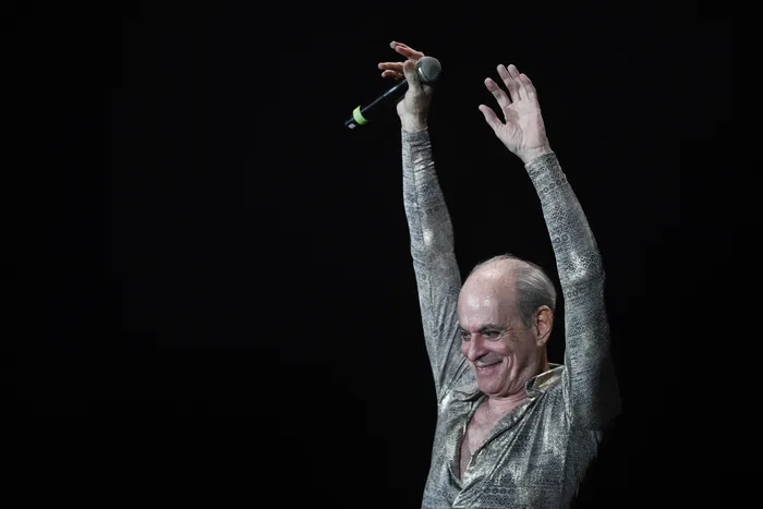 Ney Matogrosso en el Parque Olímpico, en Río de Janeiro (archivo, setiembre de 2024). · Foto: Daniel Ramalho, AFP