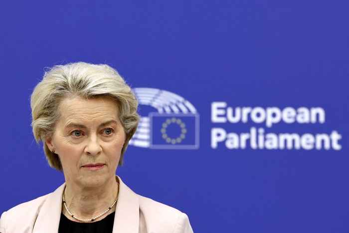 La presidenta de la Comisión Europea, Ursula von der Leyen. · Foto: Frederick Florin, AFP