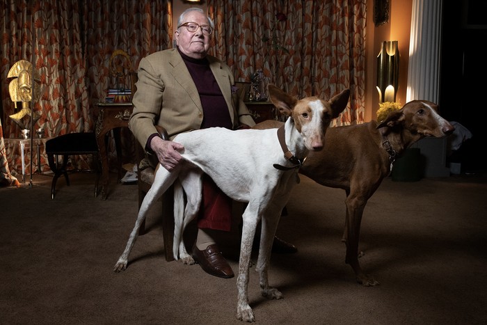 Jean-Marie Le Pen, en su casa de Rueil-Malmaison, en París (archivo, febrero de 2022).