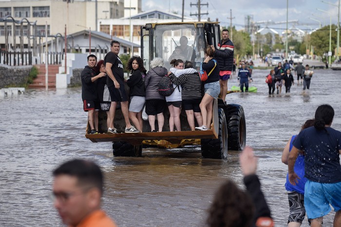 Ciudad de Bahía Blanca, el 8 de marzo. Foto: Pablo Presti, AFP.