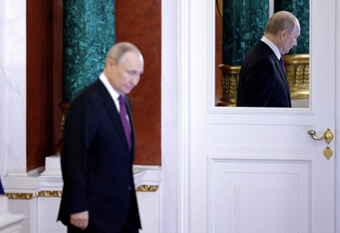 Vladimir Putin, el 13 de marzo, en el Kremlin, Moscú. · Foto: Maxim Shemetov, AFP