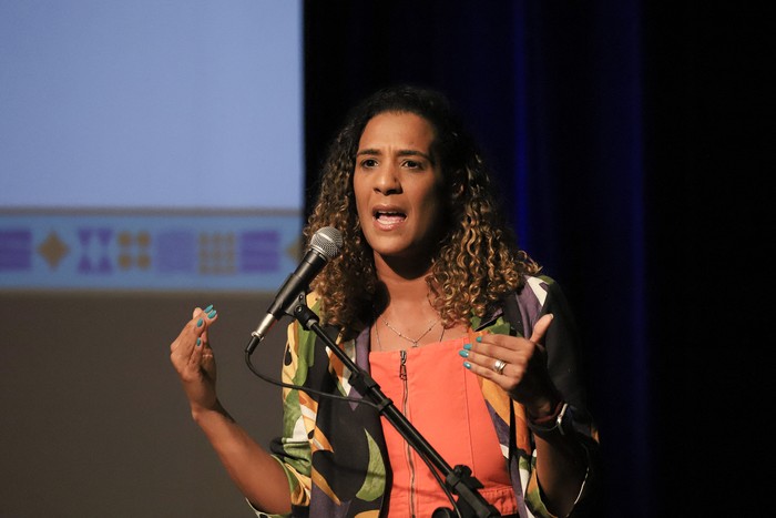 Anielle Franco, ministra de Igualdad Racial, durante un evento en el centro de Río de Janeiro (archivo, marzo de 2025). Foto: Charles Sholl, Brazil Photo Press, AFP. Anielle Franco, ministra de Igualdad Racial, durante un evento en el centro de Río de Janeiro (archivo, marzo de 2025). Foto: Charles Sholl, Brazil Photo Press, AFP.