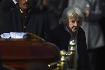 Lucía Topolansky. · Foto: Dante Fernández, AFP