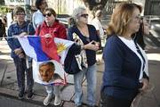 Homenaje a José Mujica en la avenida 18 de Julio.